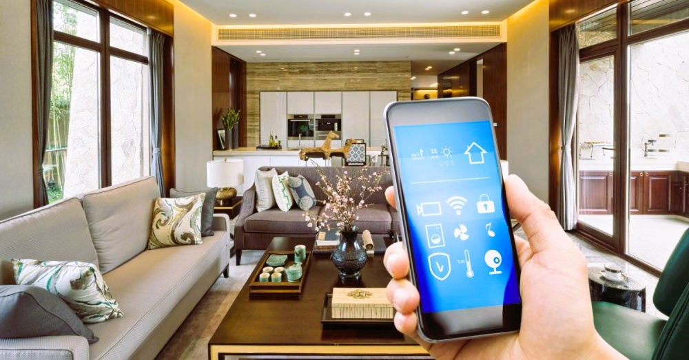smart phone with smart home
